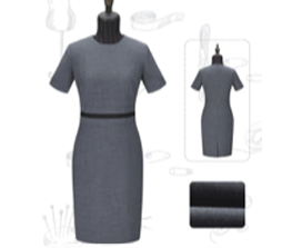 女款商务时尚连衣裙